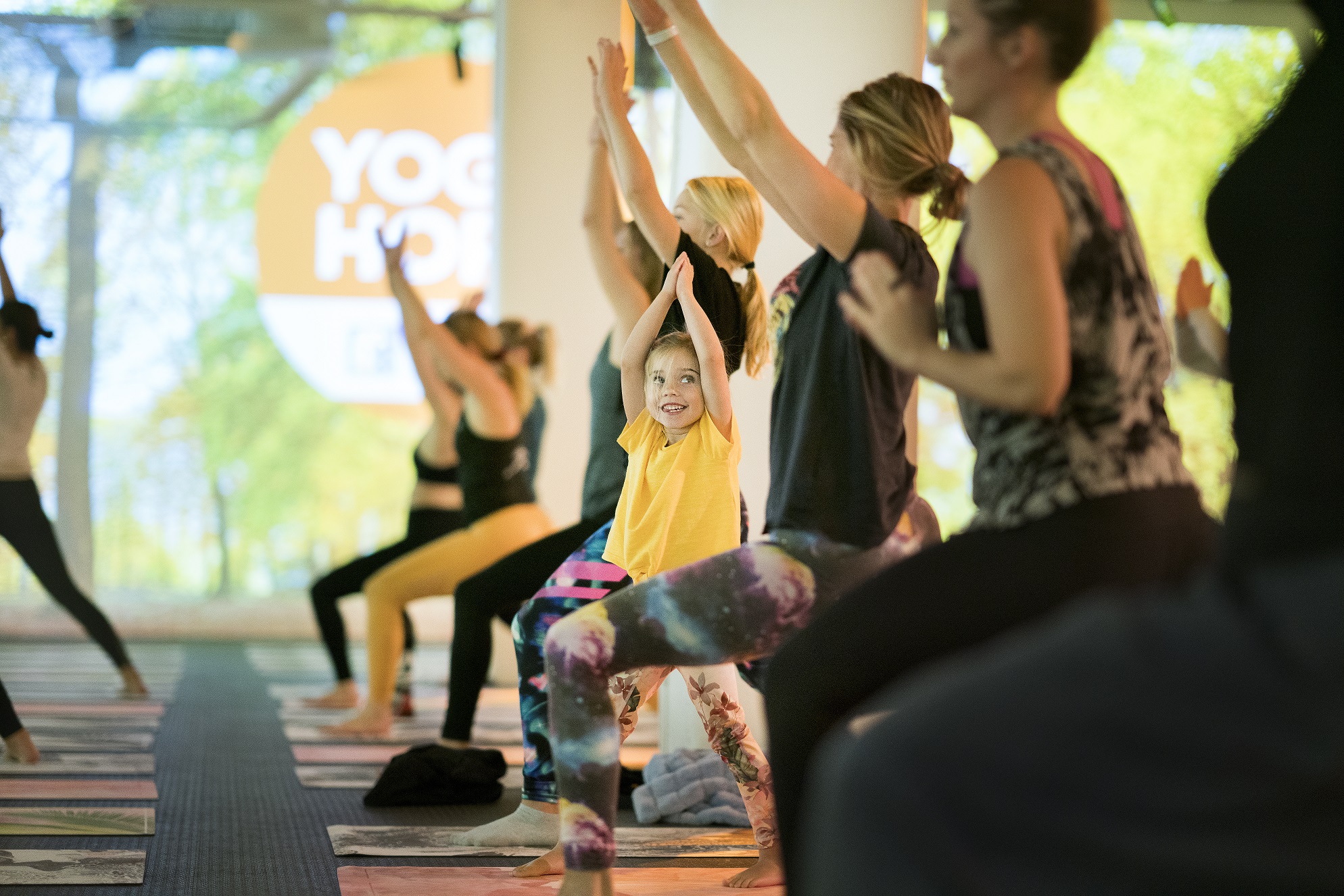 Fotografiska i Stockholm var en av 160 platser i Sverige där Yoga of Hope arrangerades. Foto: Jennifer Glans
