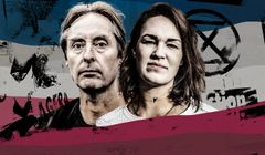 I senaste Blenda, dokumentären ”Aktivist mot sin vilja”, får vi möta klimataktivisterna Pontus och Tina. Illustration: Henrik Malmsten/SvD