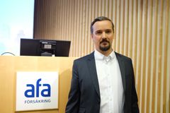 Andreas Ek, analytiker och statistiker på Afa Försäkring. Foto: Adam Fredholm