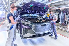 Audi Q4 e-tron tillverkas kolidioxidneutralt i Tyskland