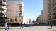 Grönskär precis vid Kärrtorps centrum får 42 lägenheter. Illustration: Tovatt Arcitects & Planners AB