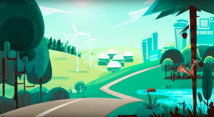 Frame ur den animerade filmen