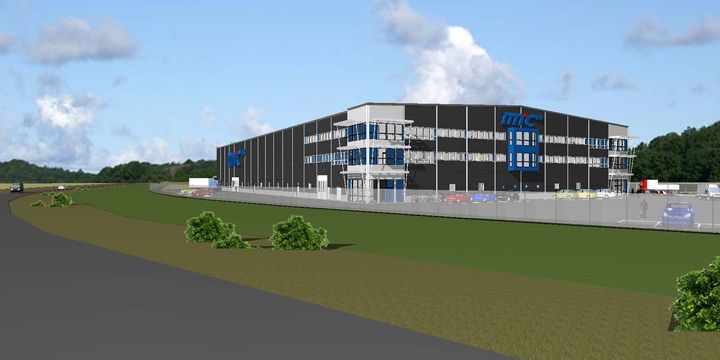 MTC Powder Solutions uppför ny produktionsanläggning i Hallstahammar. Illustration: Rithuset Arkitektkontor i Västerås.