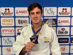 Tommy Macias tog brons på EM i Prag. Foto: Svenska Judoförbundet.