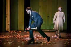 Figaros bröllop. Jens Persson och Christina Nilsson. Foto Kungliga Operan/Sören Vilks