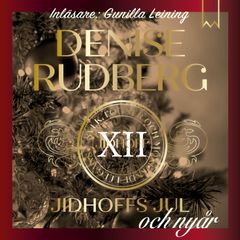Ljudboksomslag Jidhoffs jul och nyår av Denise Rudberg. Inläsare: Gunilla Leining.