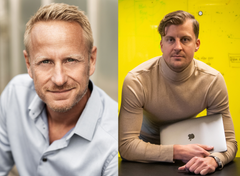 Joakim Flodin och Pontus Larsson på Schibsted Marketing Services.