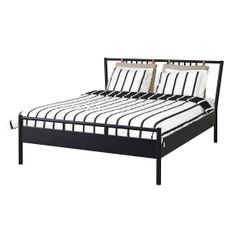 BJÖRKSNÄS sängstomme svart, inklusive mittbalk 3295:- 160 cm.