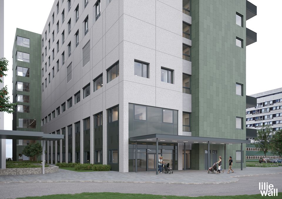 Ny vårdbyggnad för förlossning och neonatalsjukvård på Östra sjukhuset