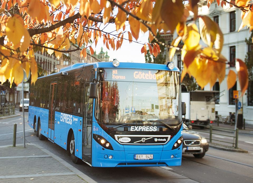 Nya körvägar för Rosa och Blå Express Västtrafik