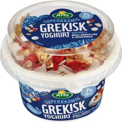 Arla Grekisk Yoghurt Naturell Müsli top cup 7%