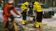 Fältmätningar har genomförts med VTI:s portabla friktionsmätare.