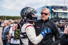 Tommy Kristoffersson, pappa till Johan, basar i KMS som vunnit förartiteln i Porsche Carrera Cup Scandinavia fem gånger totalt. Foto: Daniel Ahlgren