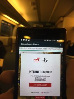 Wifi på Tåg i Bergslagen