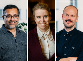 Forskarna Ali Ahmed, Christina Öberg och Daniel Halvarsson har nya resultat kopplade till jämställdheten i näringslivet