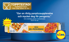 Chef Select & You Pizzadeg XXL är Topptestad i NWT