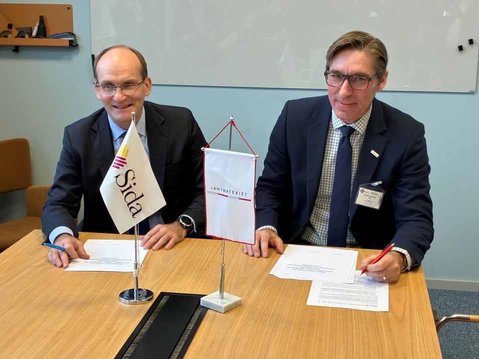 Samverkansöverenskommelse med Sida_Lantmäteriet