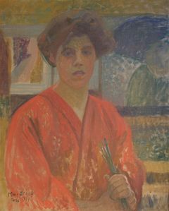 Självporträtt, Paris, olja på duk, 1909. Fotograf: Fredrik Stendahl