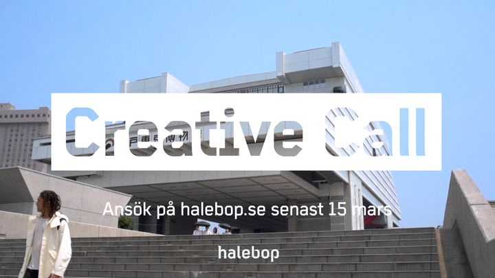 Halebop Creative Call. Verk av tidigare kreatör Yemi. Foto: Peter Hjerpe.