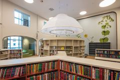 Tranströmerbibliotekets barnavdelning. Foto: Mattias Ek, Stadsmuseet