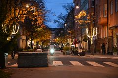 Swedenborgsgatan som vintergågata. Foto: Sam Victorin