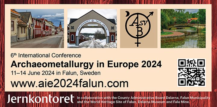 All information om konferensen "Archaeometallurgy in Europe 2024" finns på www.aie2024falun.com