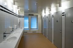 Nya toaletter vid Stora scenen. Foto: Lennart Johansson