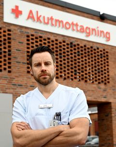 Daniel Gustafsson, tf verksamhetschef akutkliniken. Foto: Håkan Risberg/Region Örebro län