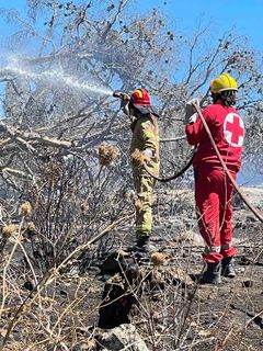 Våldsamma skogs- och terrängbränder härjar i södra Europa. Greklands Röda Kors har ryckt ut för att bistå med evakuering, första hjälpen och stöd till brandmän.