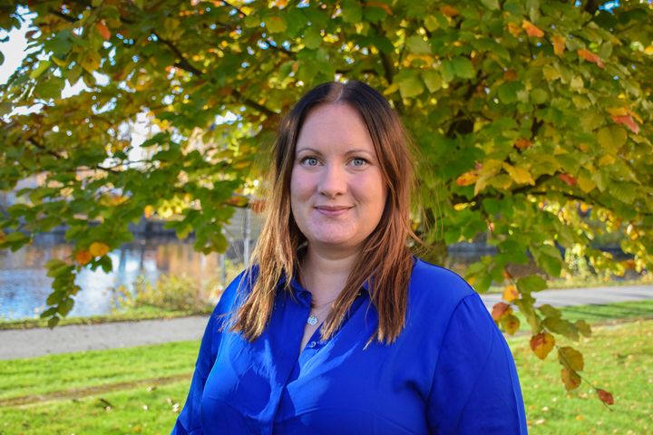 Anna Carling, leg sjukgymnast på fysioterapiavdelningen