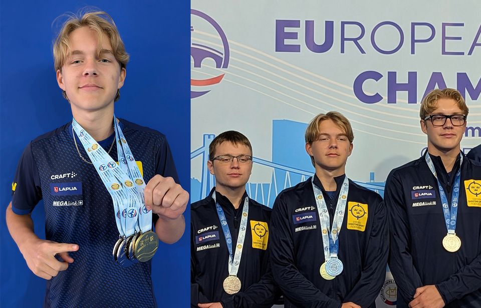 Ture Thomsson Europamästare i 50m fripsitol