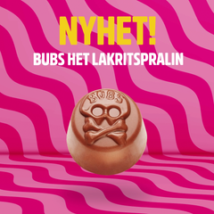 CandyKing social media BUBS Het lakritspralin - bara hos CandyKing
