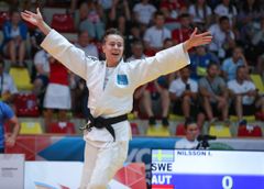 Ingrid Nilsson kammade nyligen hem guld i judo vid Europaungdoms-OS i Slovakien. I slutet av augusti har hon en ny chans att ta medalj, då vid U18-VM. Foto: Carlos Ferreira. Bilden får användas fritt för redaktionellt bruk.