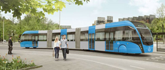 BRT-linjen i Barkarby ska trafikeras av snabbgående, elektriska bussar med hög turtäthet, smidig ombordstigning och hög komfort.
