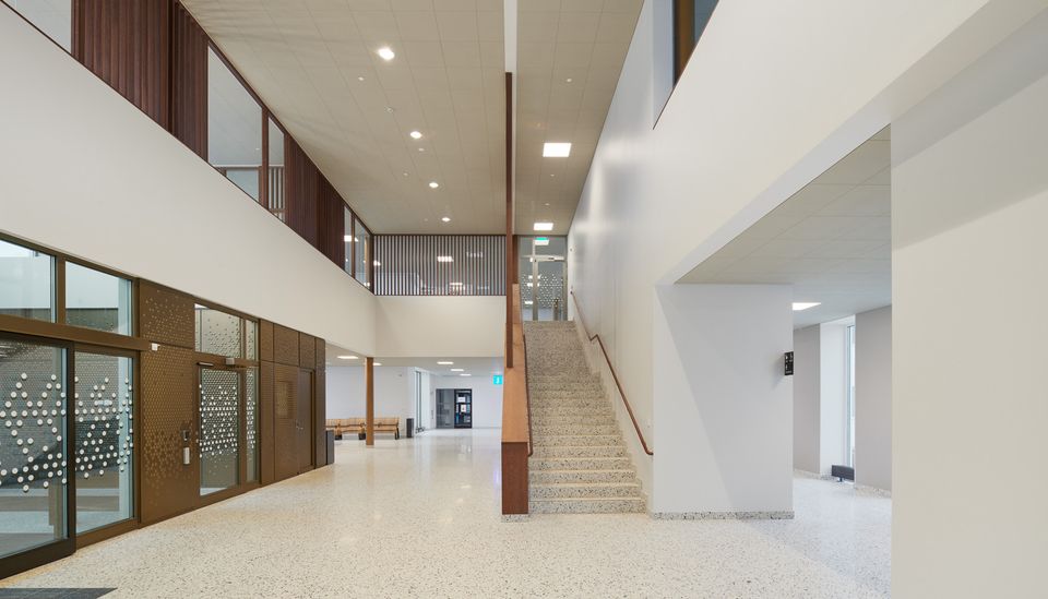 Interiör vårdbyggnad psykiatri i Skövde