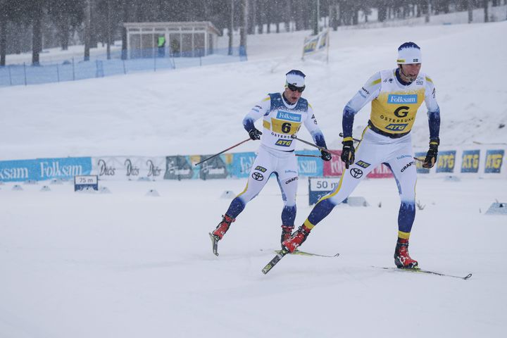 Zebastian Modin och Daniel Richardsson på VM i Östersund