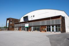 Umeå Energi Arena Vind är en av hallarna där snön på taket kommer att skottas i vinter.