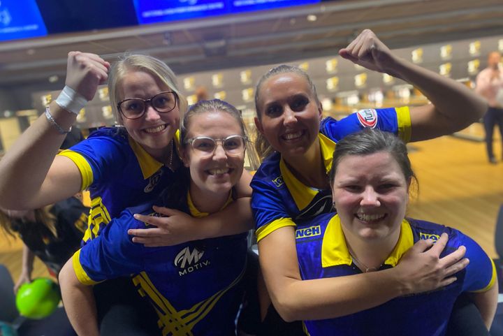Sverige vinner lagklassen i World Cup. Laget består av Cajsa Wegner, Anna Andersson, Jenny Wegner och Josefin Hermansson.