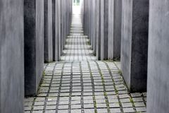 Minnesmonument i Berlin över mördade judar.