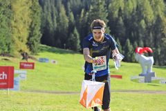 Max Peter Bejmer under världscupavslutning i Schweiz i höstas när han blev tvåa. Foto: Tilda Andersson.