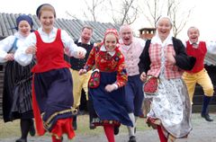 Folkdanslaget. The Skansen folk dancers.