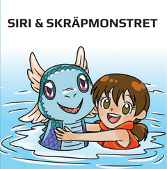 Omslaget till barnboken, Siri & Skräpmonstret