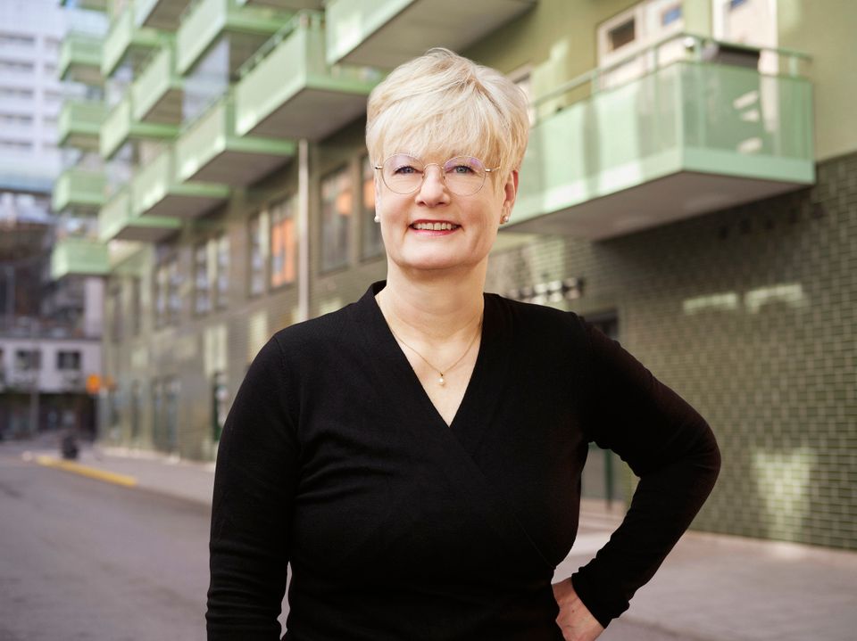 Marie Linder, förbundsordförande, Hyresgästföreningen. Foto: Gabriel Liljevall