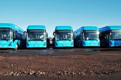 Västtrafik blir störst i Norden på elbussar när 145 nya elbussar börjar köra i Göteborg, Mölndal och Partille. Foto: Jesper Wiberg