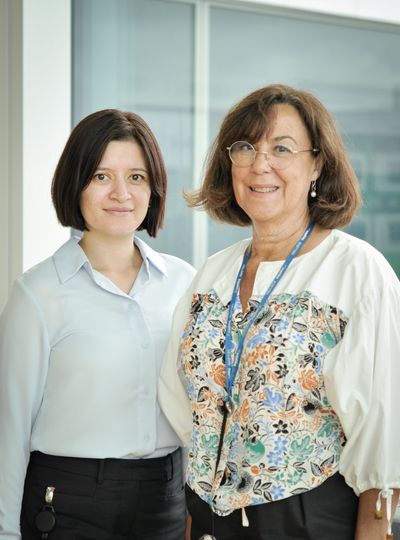 Gisela Barbany och Fatemah Rezayee del av gruppen för hematologi inom GMS Barncancer.