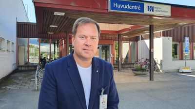 Magnus Hedström, områdeschef för länssjukvårdsområde 1 där både barnonkologi och Laboratoriemedicin ingår. Foto: Angelica Säfvenberg