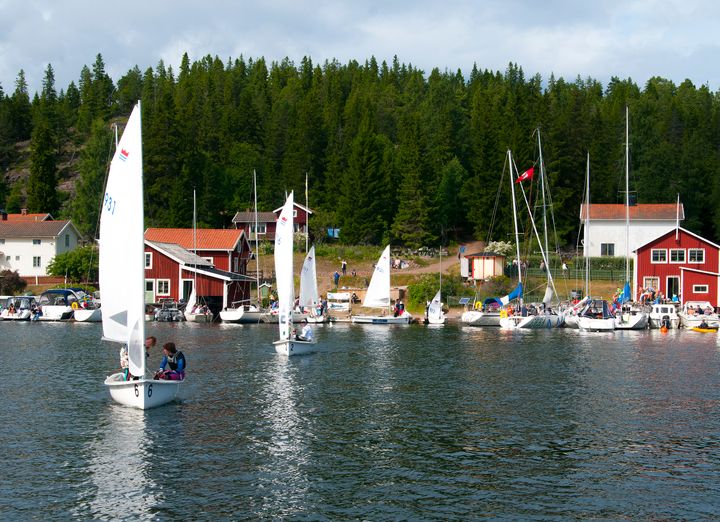 båtar vid Ulvö hamn