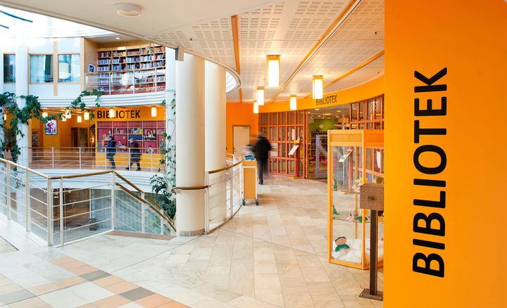 Entrén till Arkenbiblioteket