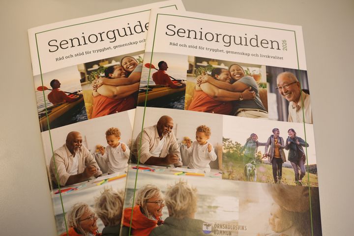 Framsidor på Seniorguiden