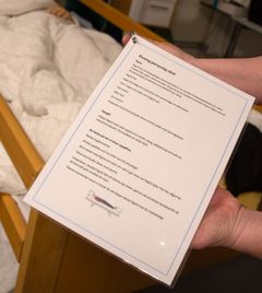 Informationsblad.